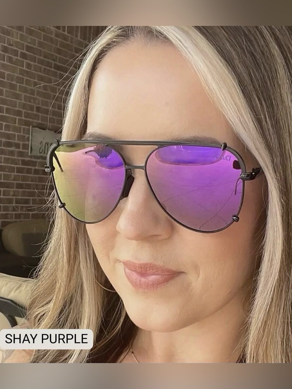 Dax “Shay” Sunglasses-Purple